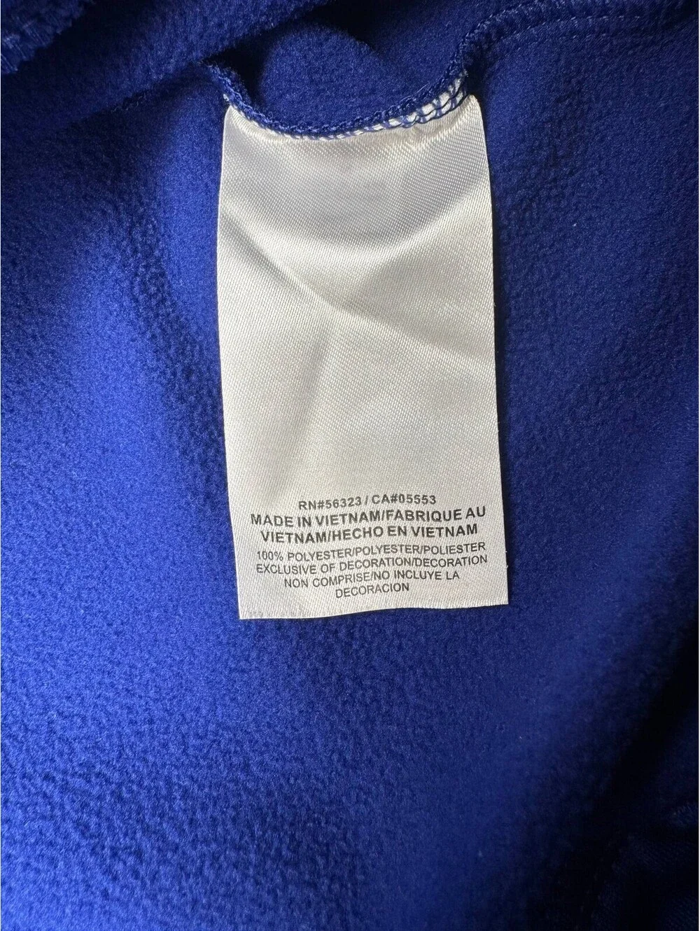 Nike Dri-FIT Blue Quarter Zip Pullover Sweatshirt Men's Size M 836515-455